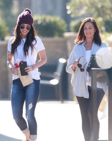 Gloria Darlene Cisson with her daughter, Megan Fox.